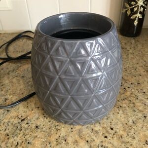 Yankee Candle Geometric Gray Ceramic Warmer